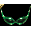 Blank Green Martian Light Up Funky Sunglasses